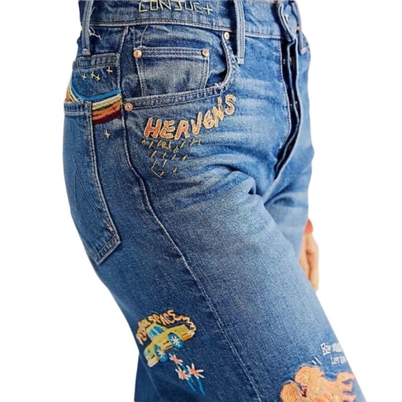 Mother denim. The Rambler Sneak. Running with scissors - Picture 3 of 4